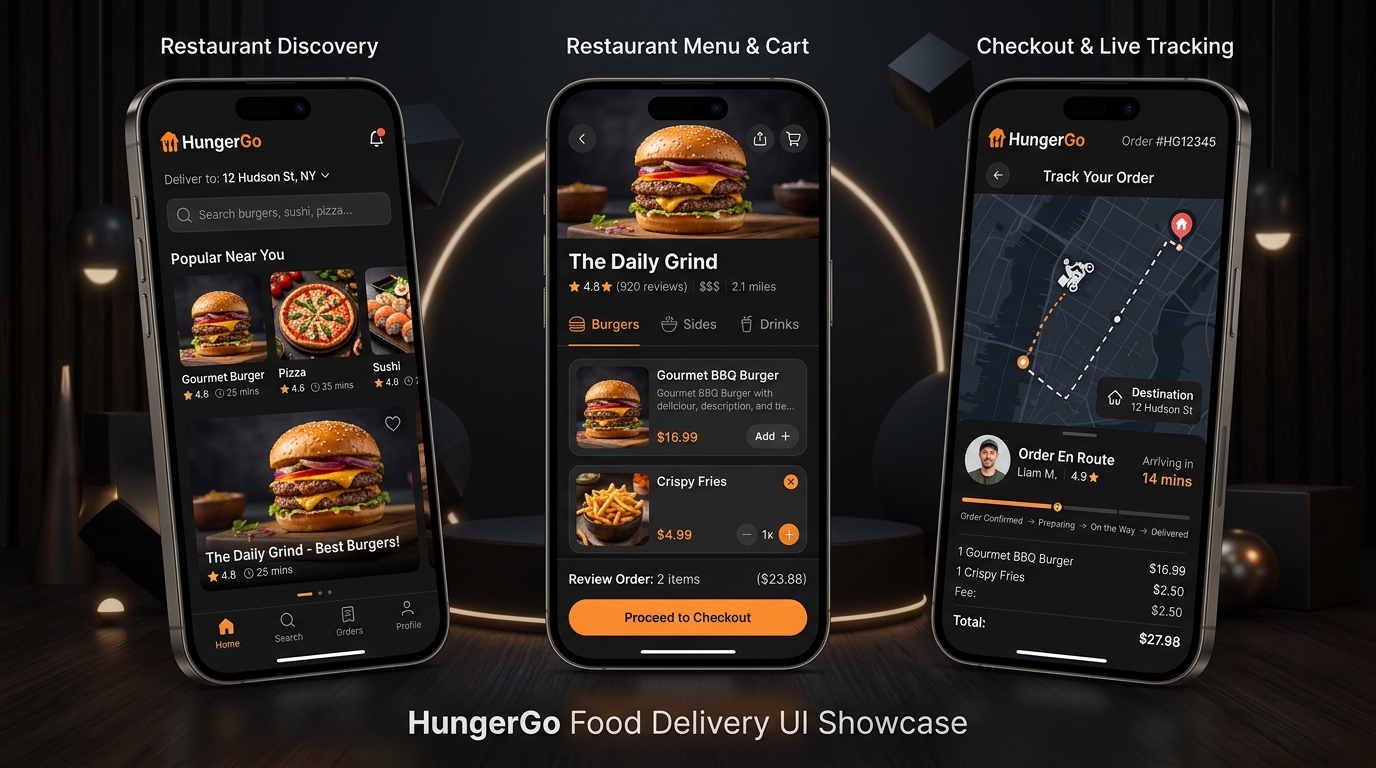HungerGo Food Delivery App